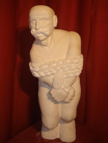 Sculpture intitulée "monsieur" par Umo, Œuvre d'art originale, Pierre