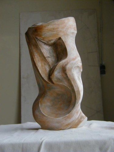 Sculpture intitulée "la cavalcade de l'h…" par Umo, Œuvre d'art originale, Pierre