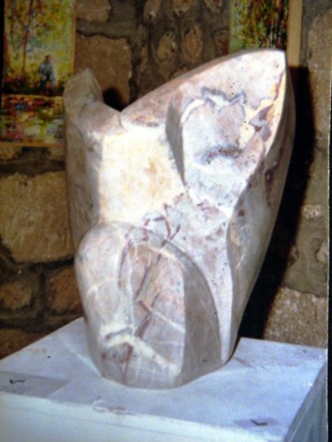 Скульптура под названием "envol" - Umo, Подлинное произведение искусства, Камень