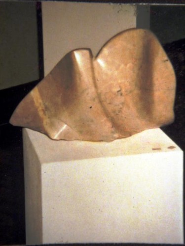 Sculpture titled "sarrancolin" by Umo, Original Artwork, Stone