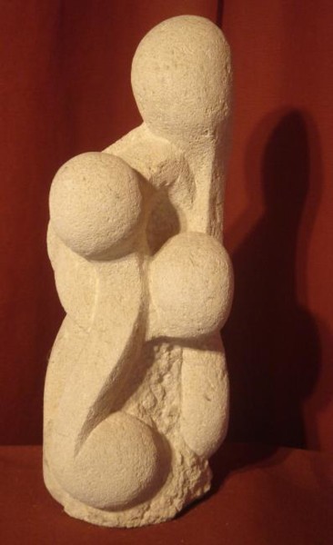 Sculpture titled "famille nombreuse" by Umo, Original Artwork
