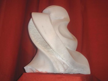 Sculpture titled "le cygne" by Umo, Original Artwork, Stone