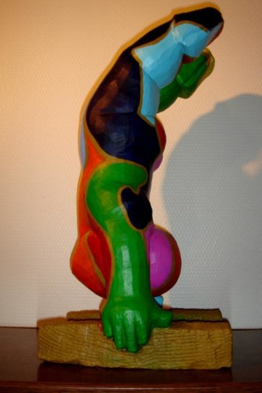 Sculpture intitulée "Les barres parallèl…" par Umo, Œuvre d'art originale, Pierre