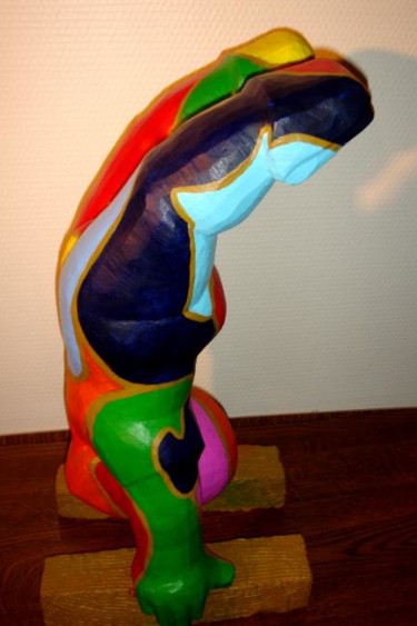 Sculpture intitulée "Les barres parallèl…" par Umo, Œuvre d'art originale, Pierre