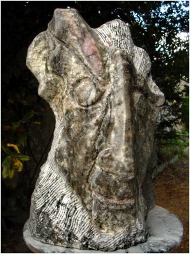 Sculpture titled "Ulysse" by Umo, Original Artwork, Stone