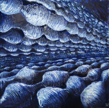 Peinture intitulée "Sans Titre" par Un Air De Kiwano, Œuvre d'art originale, Huile