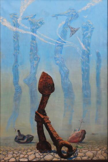 Картина под названием "Чужие минареты (Так…" - Крнхв, Подлинное произведение искусства, Масло