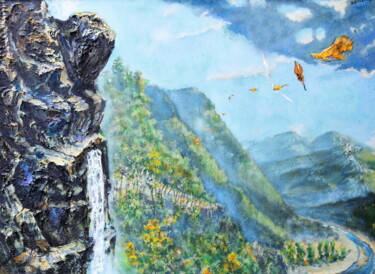 Картина под названием "Приносящий осень ор…" - Крнхв, Подлинное произведение искусства, Масло
