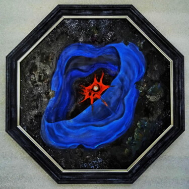 Картина под названием "Планетарная. холст…" - Крнхв, Подлинное произведение искусства, Масло
