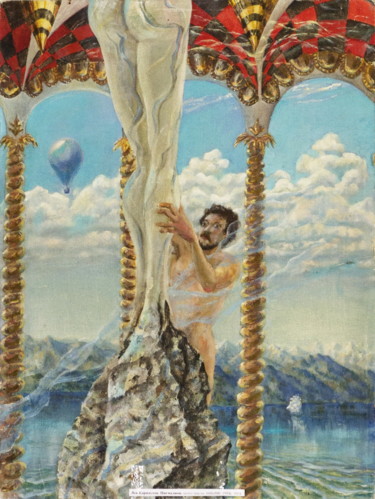 Malarstwo zatytułowany „Пигмалион.” autorstwa Крнхв, Oryginalna praca, Olej