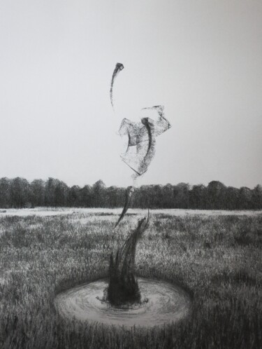 "There is a field" başlıklı Resim Przemek Kret tarafından, Orijinal sanat, Karakalem