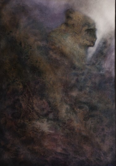 Painting titled "Mercury rising" by Przemek Kret, Original Artwork, Oil