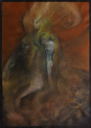 Malerei mit dem Titel "Transcend" von Przemek Kret, Original-Kunstwerk, Öl