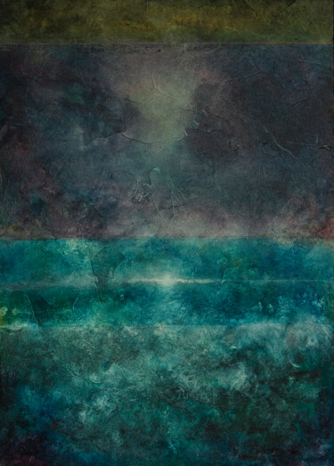 Painting titled "Oceanic" by Przemek Kret, Original Artwork, Oil