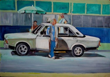 "taxi dolmuş" başlıklı Tablo İSmail Üner tarafından, Orijinal sanat