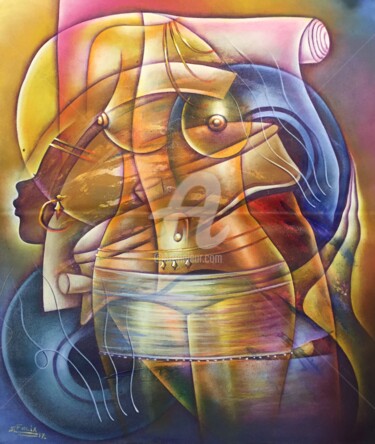 Pintura titulada "SIN TITULO" por Unknown Artist, Obra de arte original, Acrílico