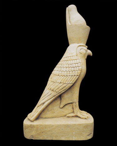Sculpture titled "Egyptian limestone…" by Unknown Artist, Original Artwork, Stone