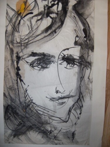 Картина под названием "Портрет молодого че…" - Unknown Artist, Подлинное произведение искусства, Масло