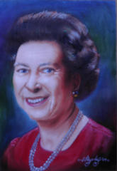 Painting titled "the queen" by Josh M, Original Artwork