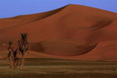 Photography titled "dune Merzouga" by Loïc Auberger, Original Artwork