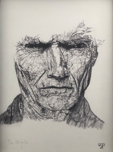 Pintura titulada "Clint Eastwood's Wr…" por Upper Playground, Obra de arte original, Litografía
