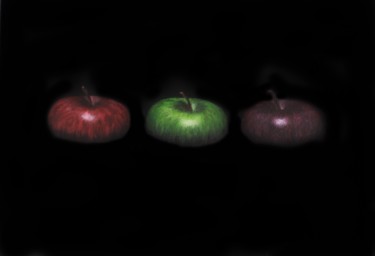 Pittura intitolato "Apples.jpg" da Iryna Budai, Opera d'arte originale, Acrilico