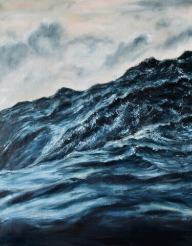 Картина под названием "Стихия воды" - Iryna Budai, Подлинное произведение искусства, Масло