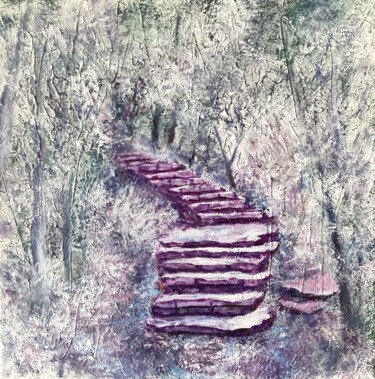 Картина под названием "Путь мечты" - Iryna Budai, Подлинное произведение искусства, Акрил