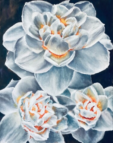 Pintura titulada "Bloom" por Iryna Budai, Obra de arte original, Oleo