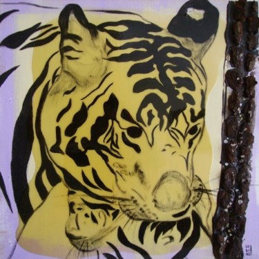 Pintura intitulada "Baby Tiger" por Francisco Urbano, Obras de arte originais