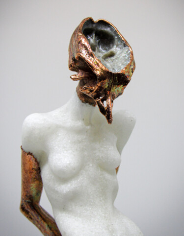 Sculpture intitulée "Birdie" par Iurii Gutsuliak (Yura Ghutzuliak), Œuvre d'art originale, Pierre