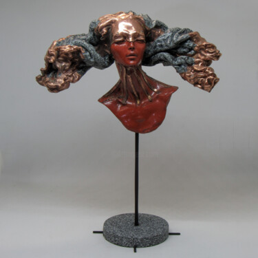 Sculpture intitulée ""Bust N3"" par Iurii Gutsuliak (Yura Ghutzuliak), Œuvre d'art originale, Coulage