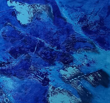 Картина под названием "ocean" - Urs Schilt, Подлинное произведение искусства, Акрил