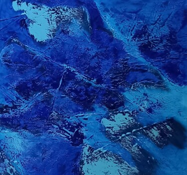 Painting titled "ocean" by Urs Schilt, Original Artwork, Acrylic