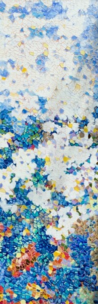 Malerei mit dem Titel "Pixel out form" von Ursula Daeppen (La Orsa), Original-Kunstwerk, Acryl