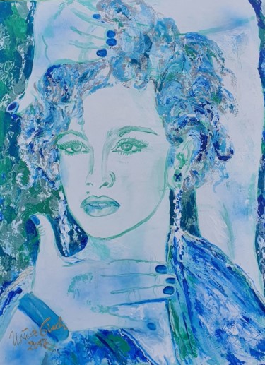 「Madonna - like a vi…」というタイトルの絵画 Ursula Gnechによって, オリジナルのアートワーク, アクリル