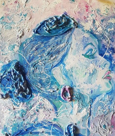 Pintura intitulada "Tonight" por Ursula Gnech, Obras de arte originais, Acrílico