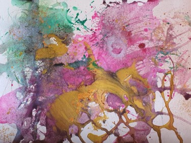 Картина под названием "Women in love" - Ursula Gnech, Подлинное произведение искусства, Акрил