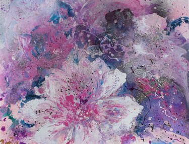 Pintura titulada "Magnolia-Beautyin S…" por Ursula Gnech, Obra de arte original, Acrílico