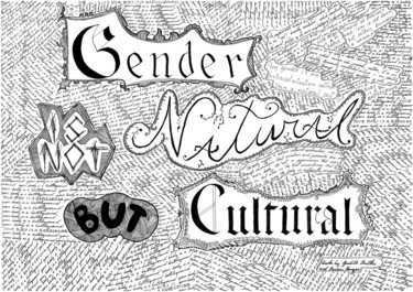 Zeichnungen mit dem Titel "Gender is not natur…" von Úrsula San Cristóbal, Original-Kunstwerk, Andere