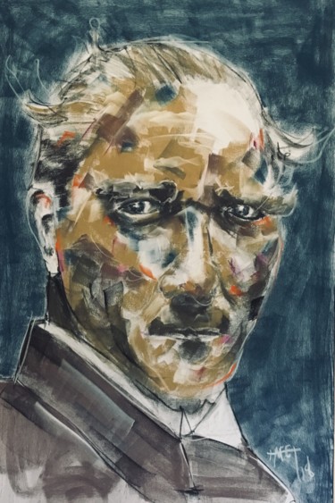 Painting titled "Mustafa Kemal Atatü…" by Rafet Utku, Original Artwork