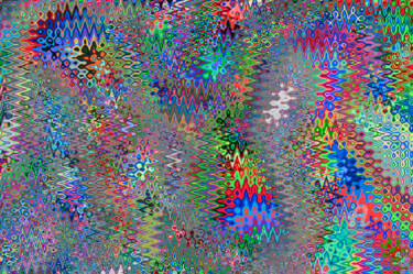 Digitale Kunst getiteld "Digital Glitch-9182…" door Uwe Bauch, Origineel Kunstwerk, 2D Digital Work