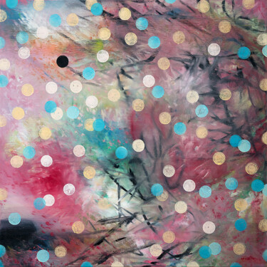 Картина под названием "Sommerregen | Origi…" - Uwe Fehrmann, Подлинное произведение искусства, Масло Установлен на Деревянна…