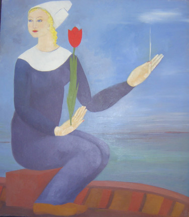 Peinture intitulée ""Zuiverheid" (par F…" par Laurent V, Œuvre d'art originale, Huile
