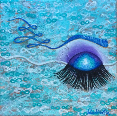 Painting titled "Clarity #1" by Valentina Pia, Original Artwork, Acrylic