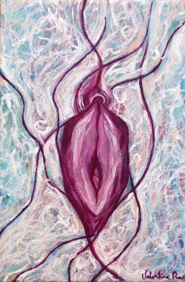 Painting titled "Look at Her *2" by Valentina Pia, Original Artwork, Acrylic