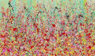 Malerei mit dem Titel ""Breeziness" abstra…" von Valentina Pufe, Original-Kunstwerk, Acryl