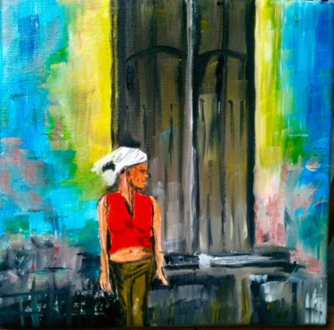 Картина под названием "La Havane" - Wilcox, Подлинное произведение искусства, Масло
