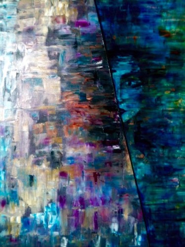 Témoin Peinture intitulée "Témoin" par Wilcox, Œuvre d'art originale, Huile
