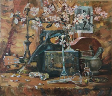 Pintura intitulada "Алхимия" por Viacheslav Sliusar (Slusarvv), Obras de arte originais, Óleo